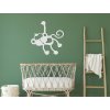 53805 5 holzsticker furs kinderzimmer affe