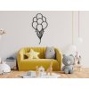 53877 4 holzsticker fur die wand luftballons