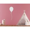 53895 5 holzsticker furs kinderzimmer luftballon