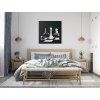 Holzbild SCHACH MATT (Bildabmessungen 22,5 x 22,5 cm, Bildfarbe Grau)