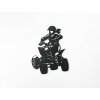 54069 2 wandsticker quadfahrerin