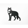 54120 2 3d sticker furchtloser wolf