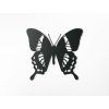 Holzsticker SCHWALBENSCHWANZ (Bildabmessungen 20,5 x 22,5 cm, Bildfarbe Grau)