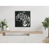 54246 1 holzbild fur die wand tigerprofil