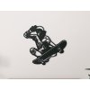 54285 holzsticker fur die wand skateboarder