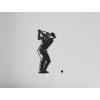 54342 holzsticker fur die wand golfspieler