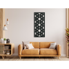 Dekoratives Wandpaneel KREISE (Bildabmessungen 133 x 57 cm, Bildfarbe Grau)