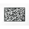 Holzbild POLYGONALIE (Bildabmessungen 29 x 44,5 cm, Bildfarbe Grau)