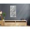 Modernes Wandbild WELLEN (Bildabmessungen 31,5 x 15,5 cm, Bildfarbe Grau)