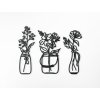 54582 2 3 teiliger holzsticker blumen in der vase