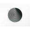 Holzbild ABSTRAKTER GONG (Bildabmessungen 22,5 x 22,5 cm, Bildfarbe Grau)