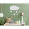 54723 5 kindersticker kleine wolke und sterne