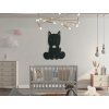 Kindersticker KLEINER HUND (Bildabmessungen 31,5 x 24 cm, Bildfarbe Grau)