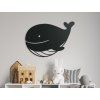 Kindersticker WALFISCH (Bildabmessungen 26,5 x 31,5 cm, Bildfarbe Grau)