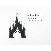 Set aus Kinderstickern SCHLOSS (21 Stück) (Bildfarbe Grau)