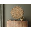 Holzmandala GLÜCK (Bildabmessungen 80,5 x 80,5 cm, Bildfarbe Grau)