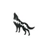 55098 2 holzsticker wolf und berge