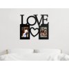 55164 holzerner fotorahmen love mit herz