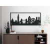 Bild London (Bildabmessungen 25,5 x 62 cm, Bildfarbe Grau)