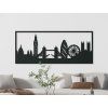 Bild London (Bildabmessungen 25,5 x 62 cm, Bildfarbe Grau)