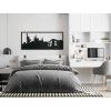 Bild New York (Bildabmessungen 25,5 x 62 cm, Bildfarbe Grau)