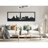 Panoramabild Paris (Bildabmessungen 20,5 x 62 cm, Bildfarbe Grau)