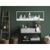 Panoramabild London (Bildabmessungen 20,5 x 62 cm, Bildfarbe Grau)