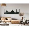 Panoramabild Rom (Bildabmessungen 20,5 x 62 cm, Bildfarbe Grau)
