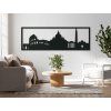 Panoramabild Rom (Bildabmessungen 20,5 x 62 cm, Bildfarbe Grau)