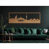 Panoramabild Berlin (Bildabmessungen 20,5 x 62 cm, Bildfarbe Grau)