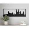 Panoramabild Prag (Bildabmessungen 20,5 x 62 cm, Bildfarbe Grau)