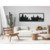 Panoramabild Madrid (Bildabmessungen 20,5 x 62 cm, Bildfarbe Grau)