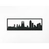 Panoramabild Barcelona (Bildabmessungen 20,5 x 62 cm, Bildfarbe Grau)