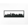 Panoramabild Athen (Bildabmessungen 20,5 x 62 cm, Bildfarbe Grau)