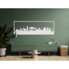 Panoramabild Athen (Bildabmessungen 20,5 x 62 cm, Bildfarbe Grau)