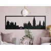 Panoramabild Venedig (Bildabmessungen 20,5 x 62 cm, Bildfarbe Grau)
