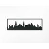 Panoramabild Istanbul (Bildabmessungen 20,5 x 62 cm, Bildfarbe Grau)