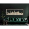 Panoramabild Istanbul (Bildabmessungen 20,5 x 62 cm, Bildfarbe Grau)