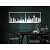 Panoramabild Dubai (Bildabmessungen 20,5 x 62 cm, Bildfarbe Grau)