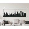 Panoramabild Dubai (Bildabmessungen 20,5 x 62 cm, Bildfarbe Grau)