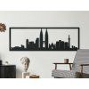 Panoramabild Kuala Lumpur (Bildabmessungen 20,5 x 62 cm, Bildfarbe Grau)