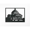 Bild Panthéon (Bildabmessungen 33,5 x 45,5 cm, Bildfarbe Grau)