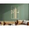 Bild Big Ben (Bildabmessungen 45,5 x 27,5 cm, Bildfarbe Grau)