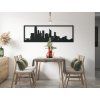 Panoramabild Hongkong (Bildabmessungen 20,5 x 62 cm, Bildfarbe Grau)