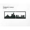 Panoramabild Mexiko (Bildabmessungen 20,5 x 62 cm, Bildfarbe Grau)