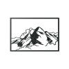 Bild GIPFEL IN DEN WOLKEN (Bildabmessungen 31 x 45,5 cm, Bildfarbe Grau)