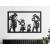 55461 wandbild motorradfamilie
