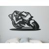 Bild MOTORRADFAHRT (Bildabmessungen 19,5 x 31,5 cm, Bildfarbe Grau)