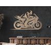 Designbild BIKER (Bildabmessungen 18,5 x 31 cm, Bildfarbe Grau)