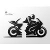 Designbild BIKER (Bildabmessungen 18,5 x 31 cm, Bildfarbe Grau)